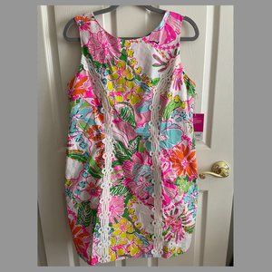NWT Lilly Pulitzer Nosey Posey Floral Shift Dress Size 16 | Never been worn!